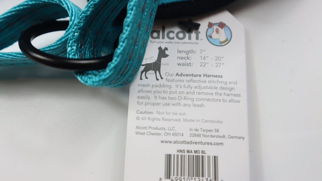 Alcott Adventure Harness - M Teal