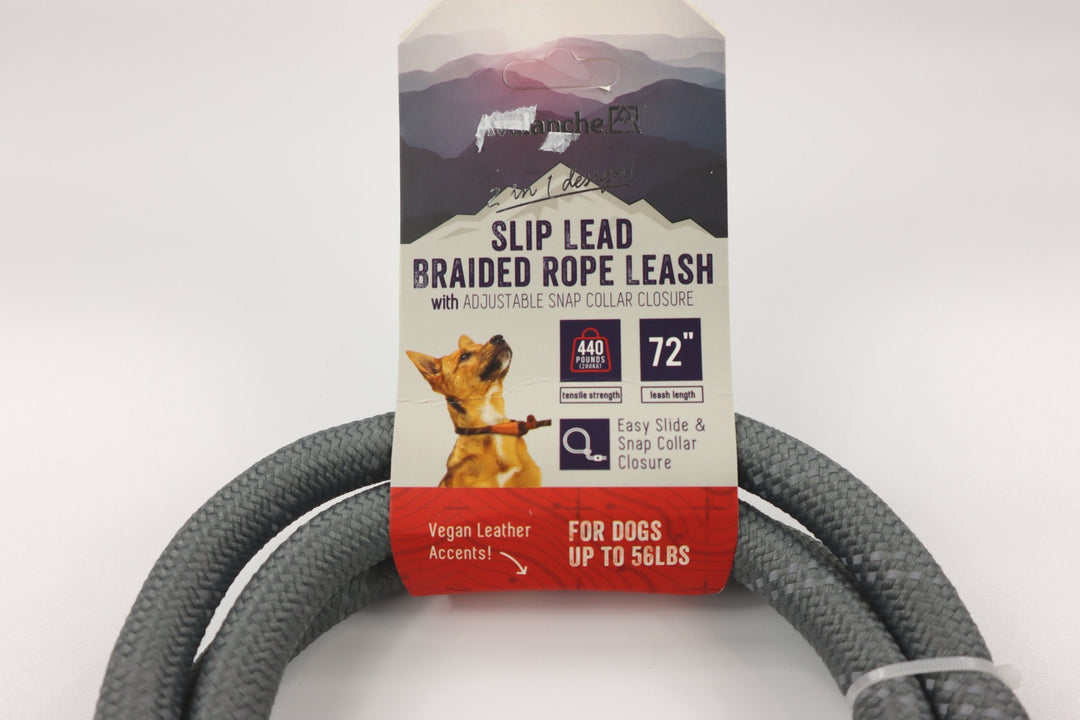 Avalanche Slip Lead Braided Rope Leash