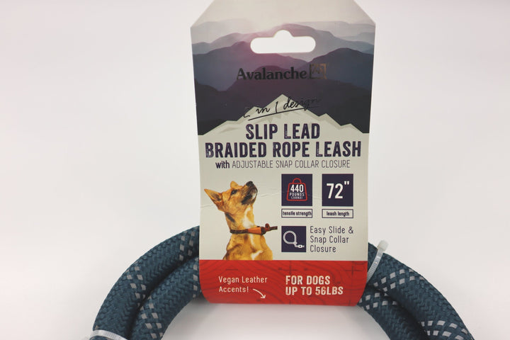 Avalanche Slip Lead Braided Rope Leash