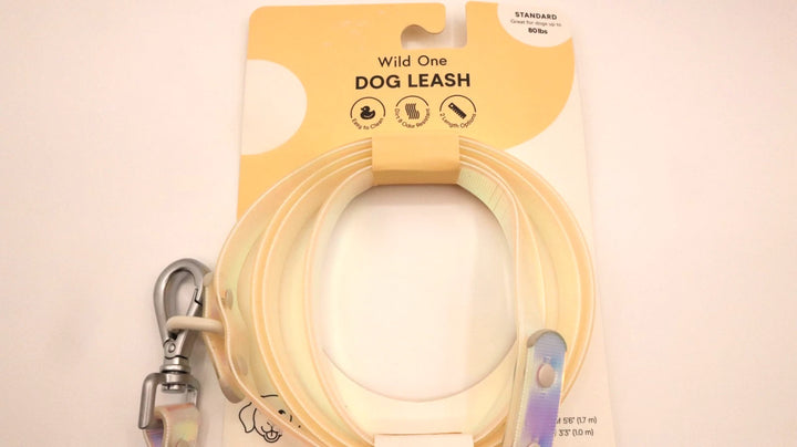 Wild One Holographic White Solar Leash
