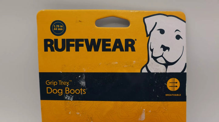 Ruffwear Dog Grip Trex Dog Boots 1.75 inches Red (2 Boots)