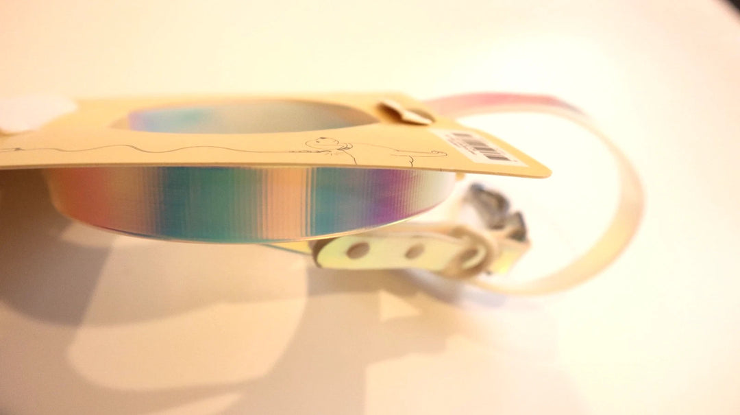 Wild One Holographic White Solar Leash