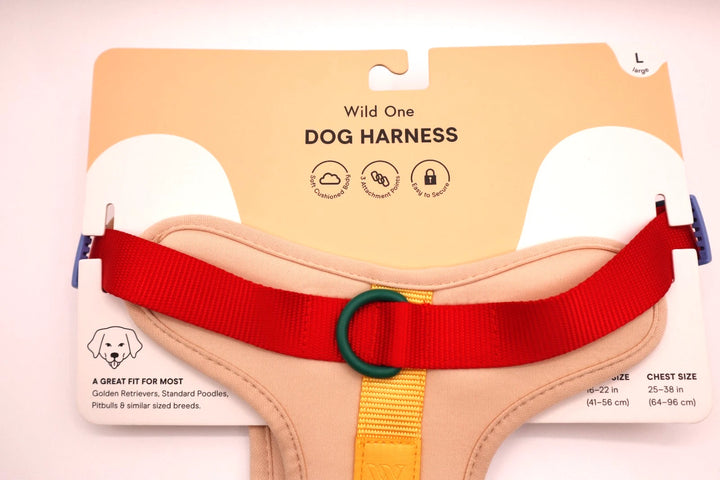 Wild One Harness - Tan Colorblock (XS and L)