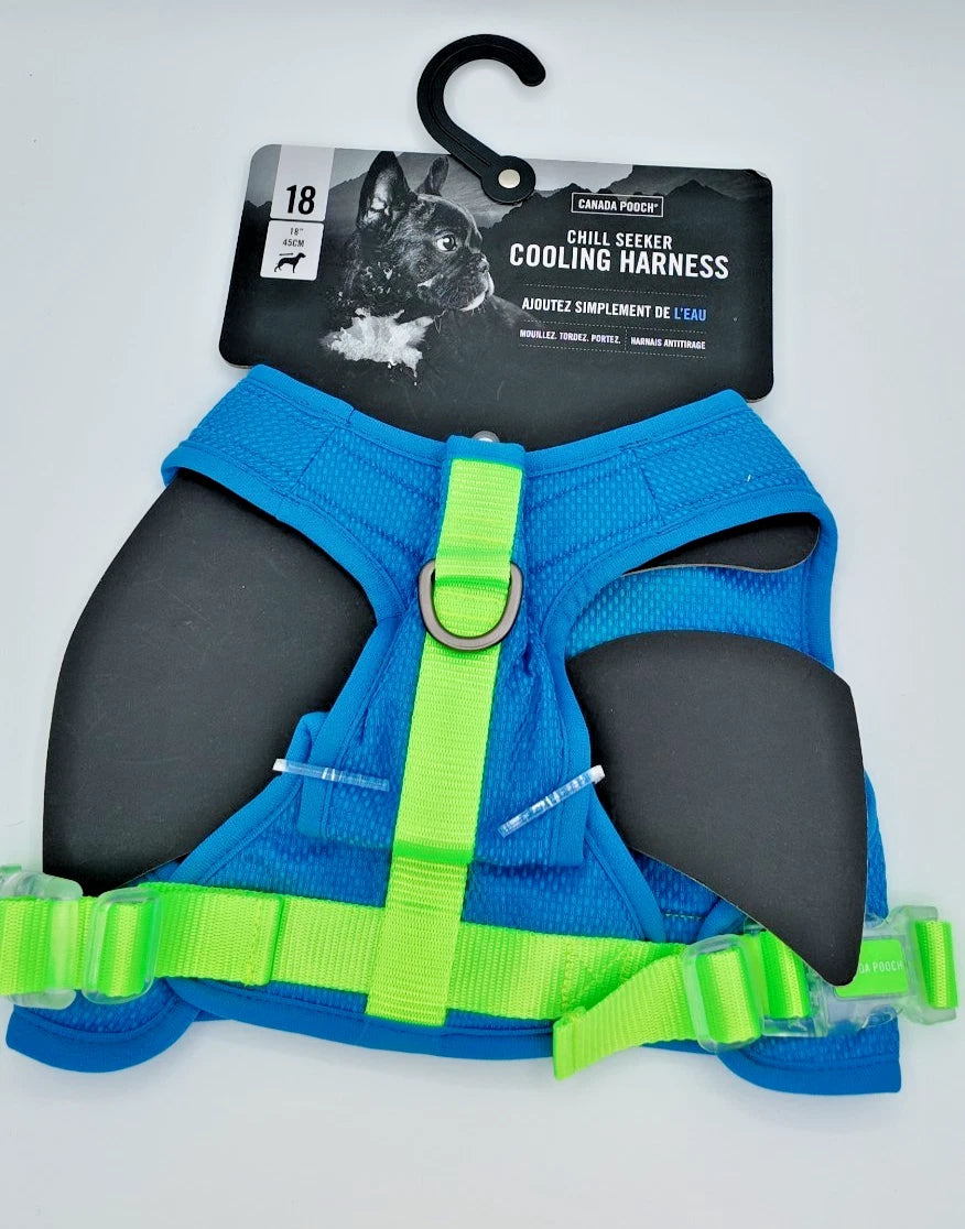 New Canada Pooch Chill Seeker Cooling Harness Size 18