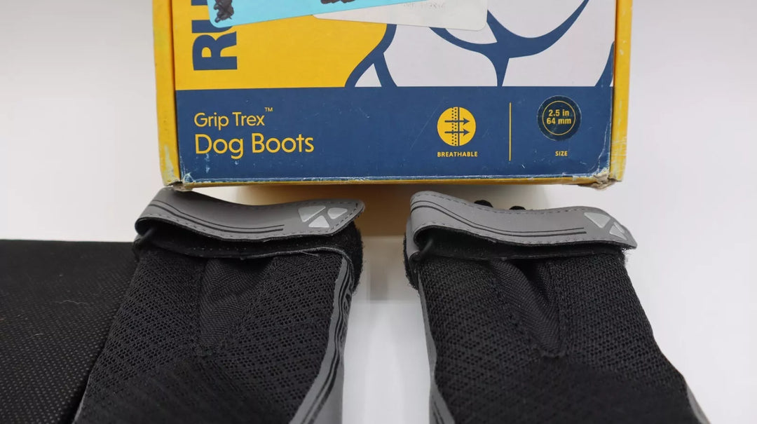 Ruffwear Grip Trex Dog Boots (4 boots) Teal/Black Size 2.5” New