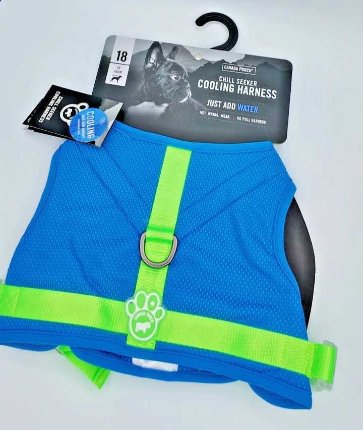 New Canada Pooch Chill Seeker Cooling Harness Size 18