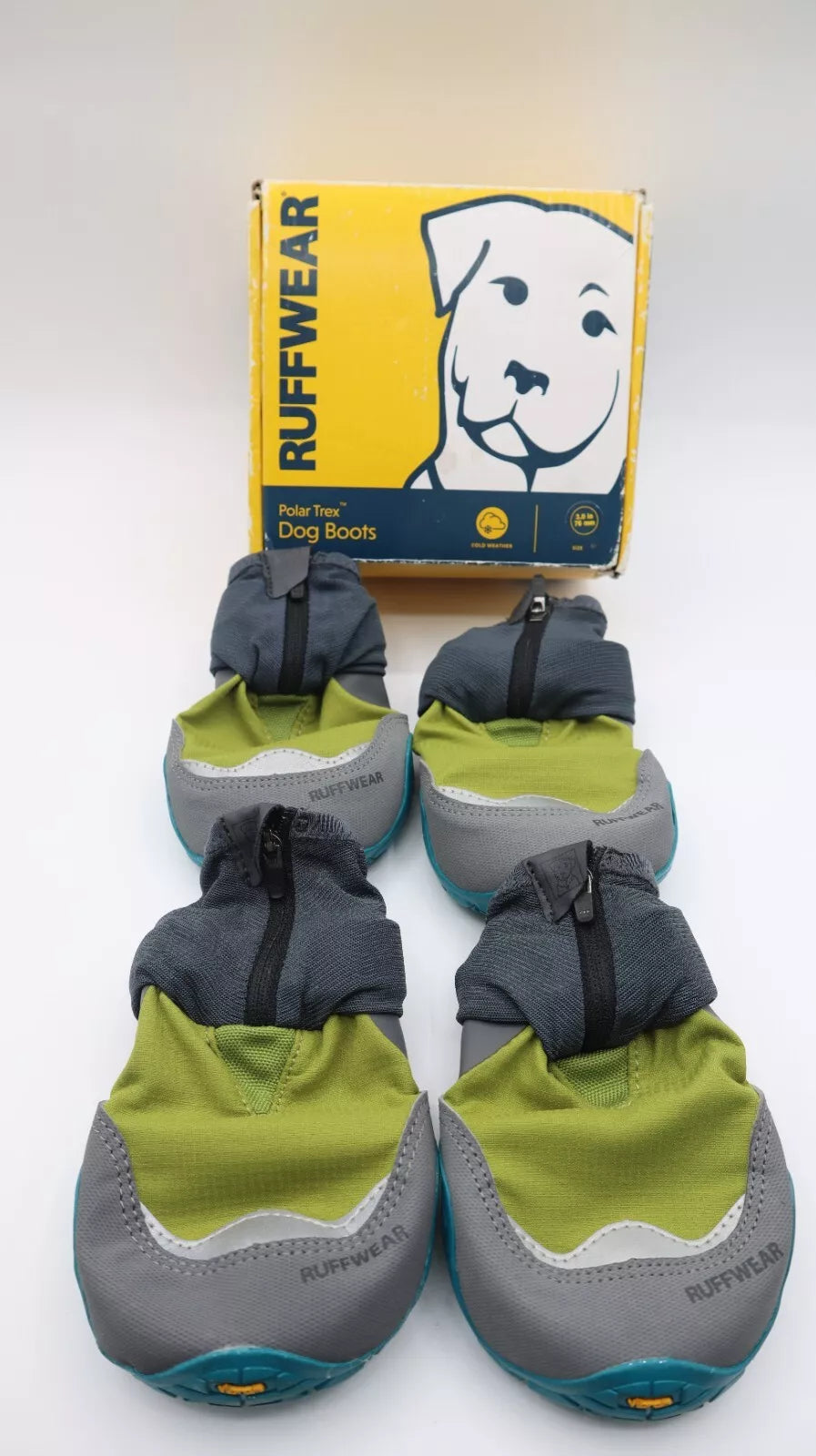 Ruffwear Polar Trex Winter Dog Boots 3 in  (4 boots) - Gently Traveled