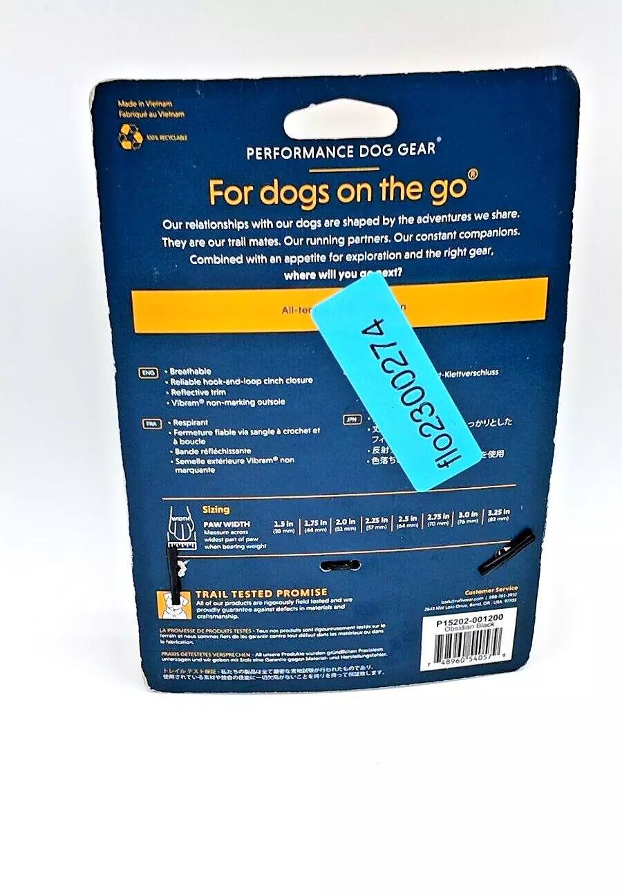 Ruffwear Grip Trex Dog Boots (2 boots) Black - 2.0" (#3)