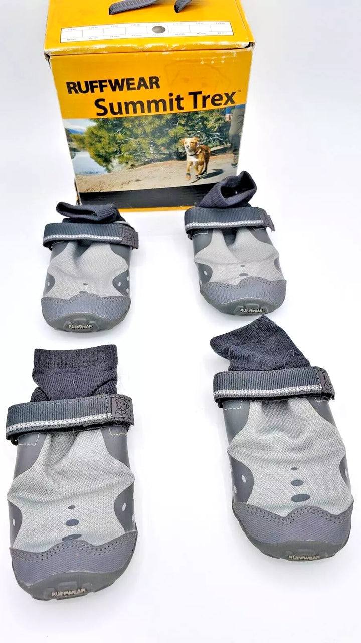 Ruffwear Summit Trex Dog Boots (4 boots) Gray - 2.5" (#4)