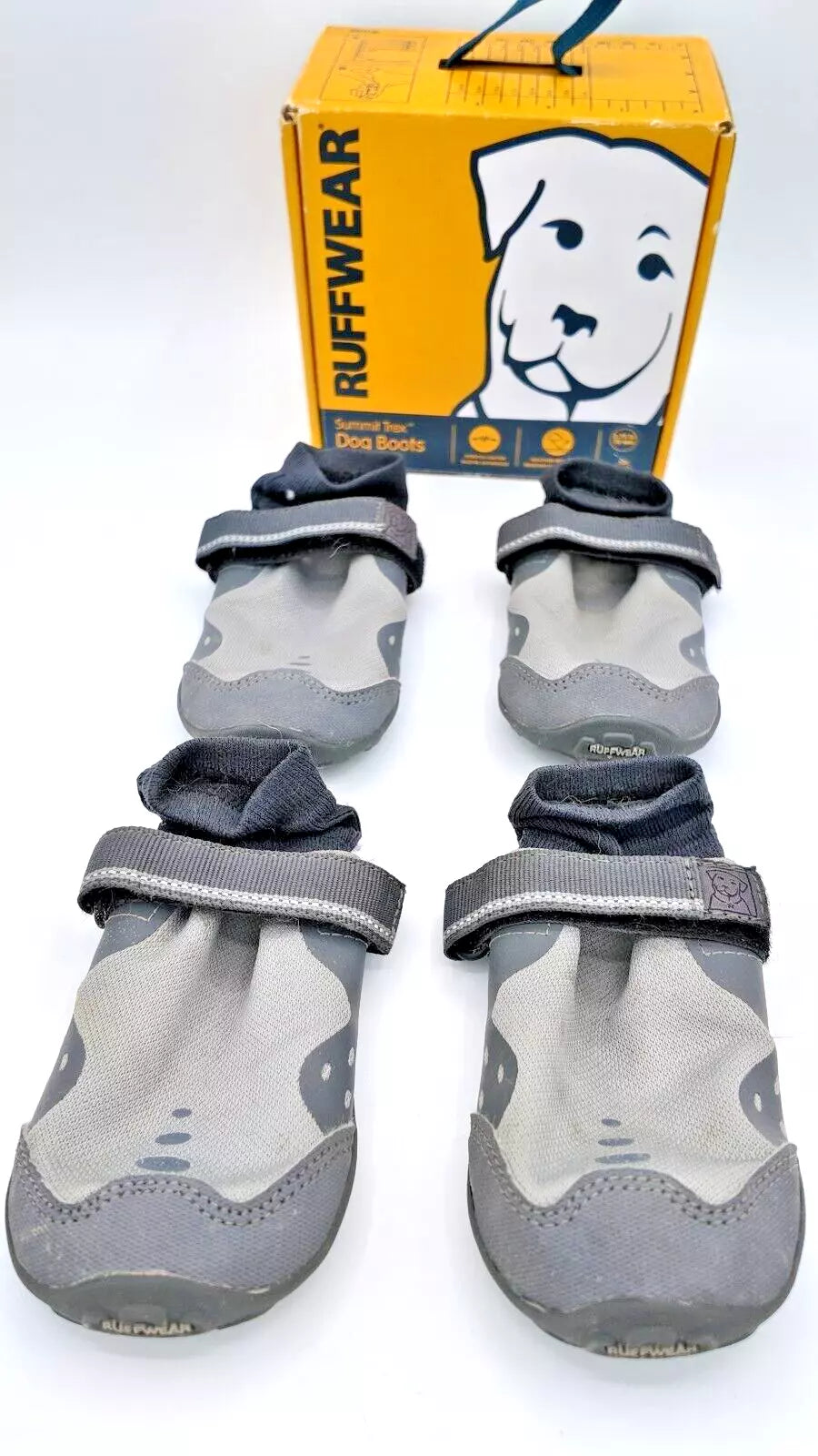 Ruffwear Summit Trex Dog Boots (4 boots) Gray - 2.75" (#7)