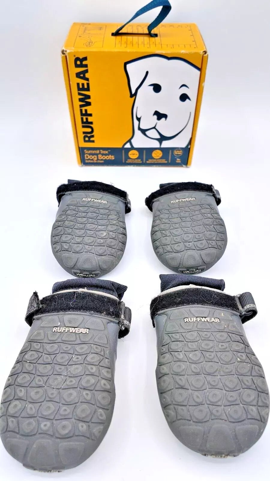 Ruffwear Summit Trex Dog Boots (4 boots) Gray - 2.75" (#7)