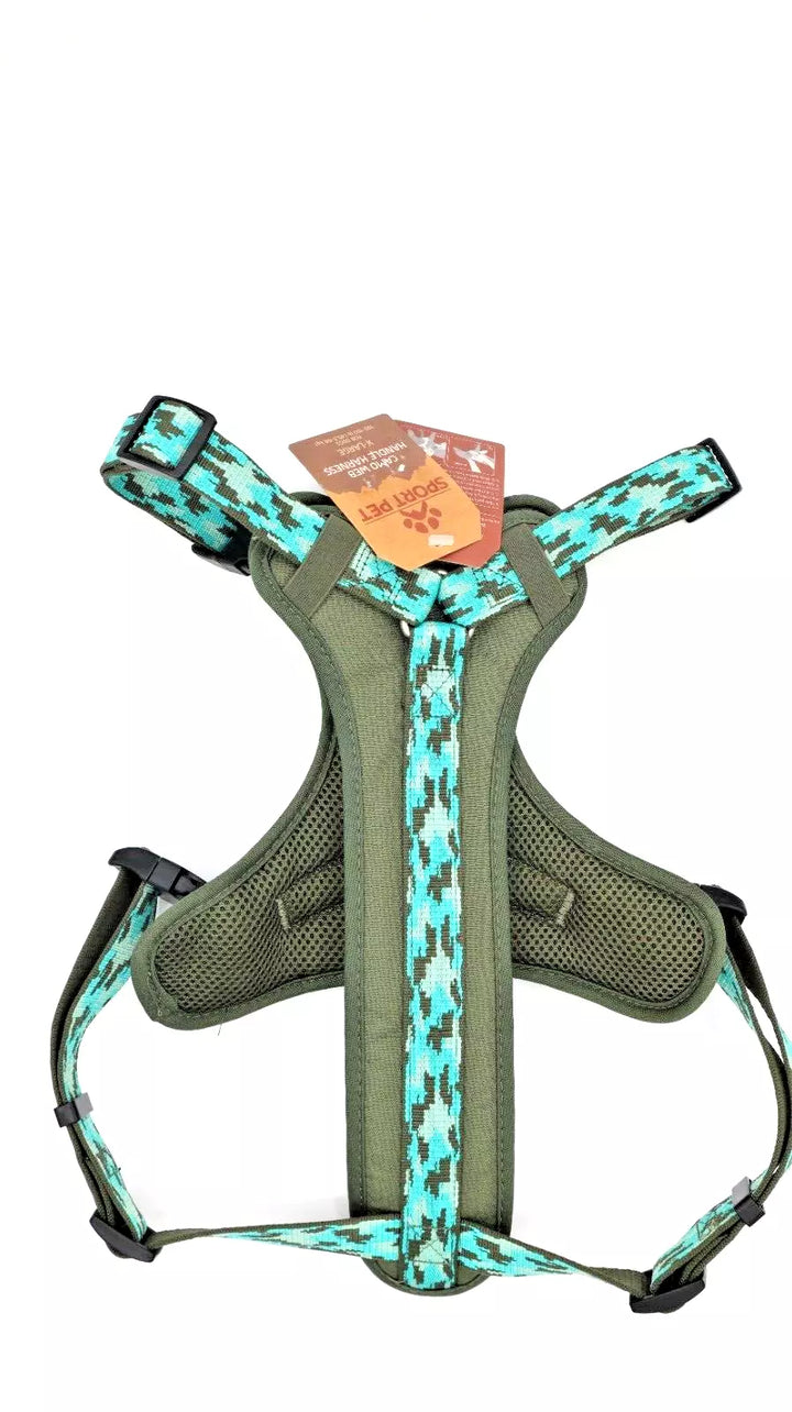 Sport Pet Web Handle Dog Harness - Camo (XL 100-150lb) 36"-42" Chest