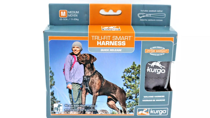 Kurgo Tru-Fit Smart Dog Harness Quick Release - Medium (25-50lbs)