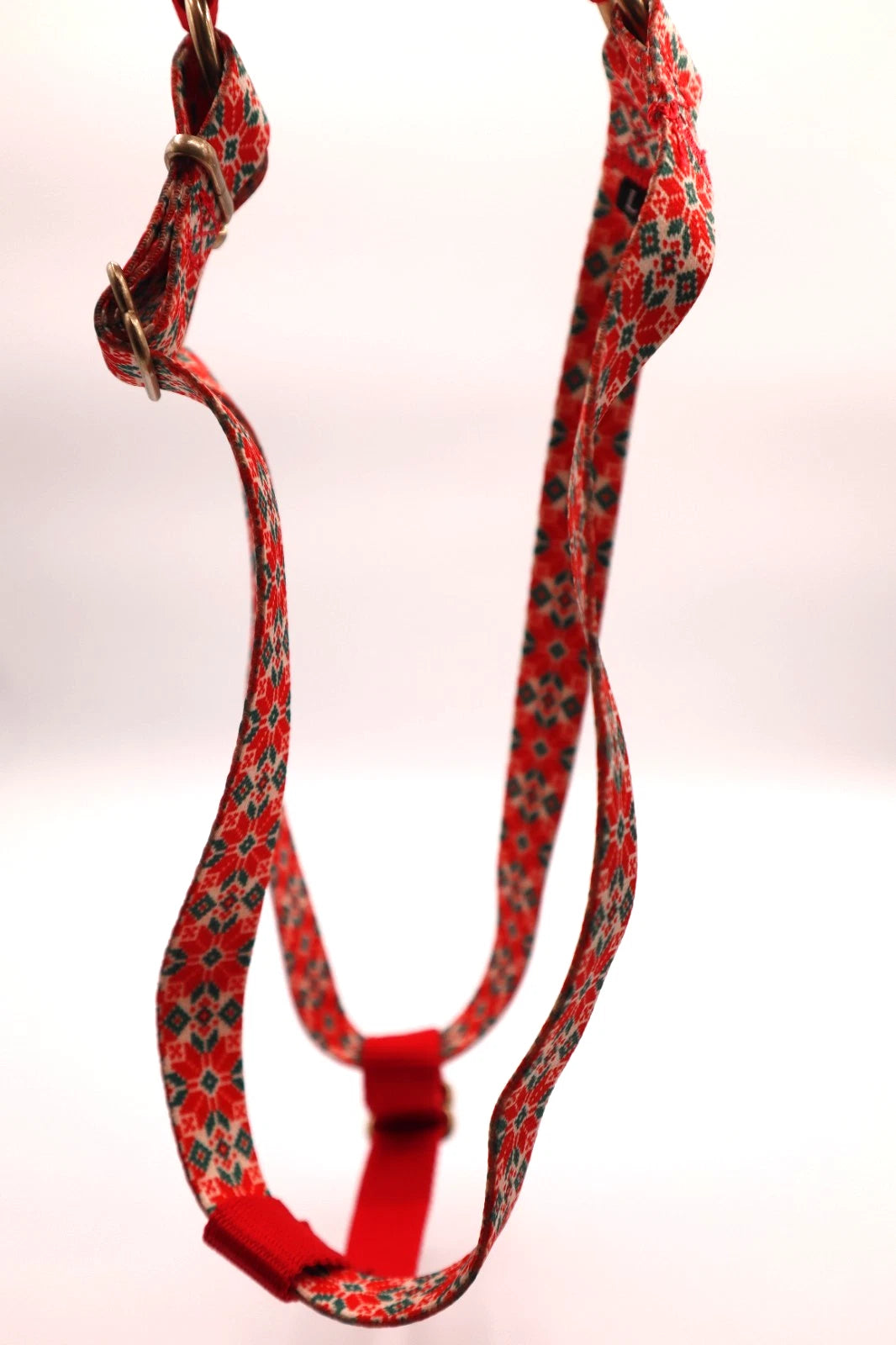 Doghaus Holiday Printed Harness (Red) - Large
