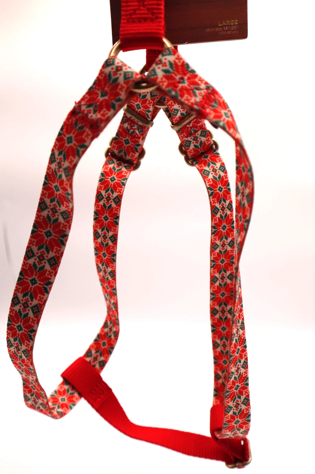 Doghaus Holiday Printed Harness (Red) - Large
